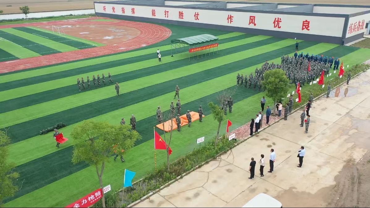 封丘：开展防汛抢险实战演练 锤炼实战本领