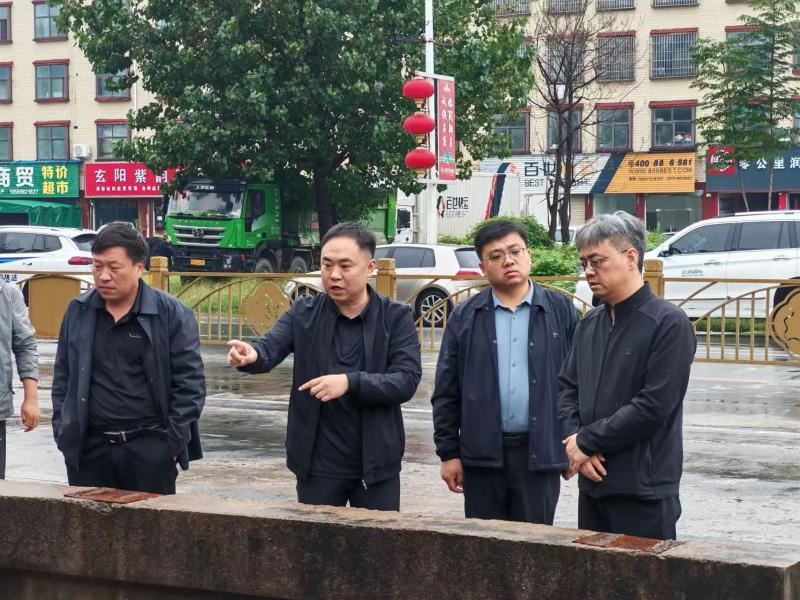 王跃峰调研督导黑臭水体整治工作